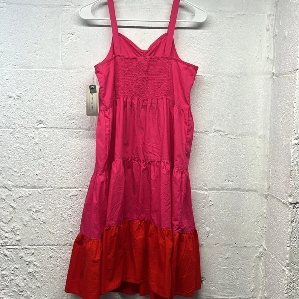 NEW Peyton &Parker Dress pink and red Size 14.5/16.5 large